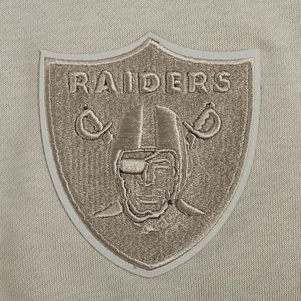 imagePro Standard Womens NFL Wingspan Brushed Back French Terry Crewneck SweatshirtTaupe