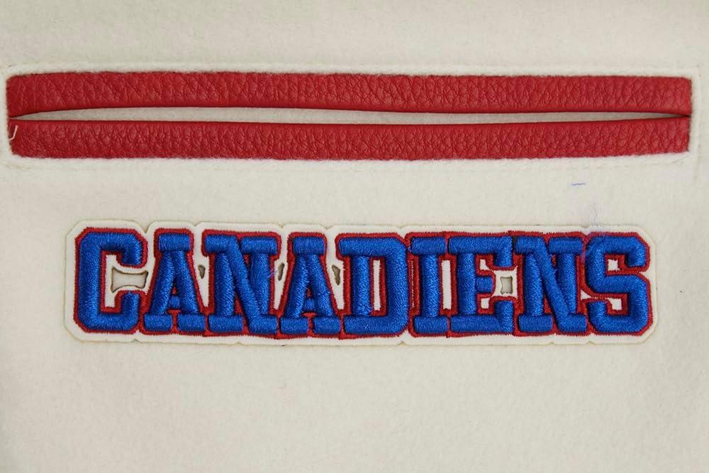 imagePro Standard Womens NHL Retro Classics Varsity JacketEggshell Red