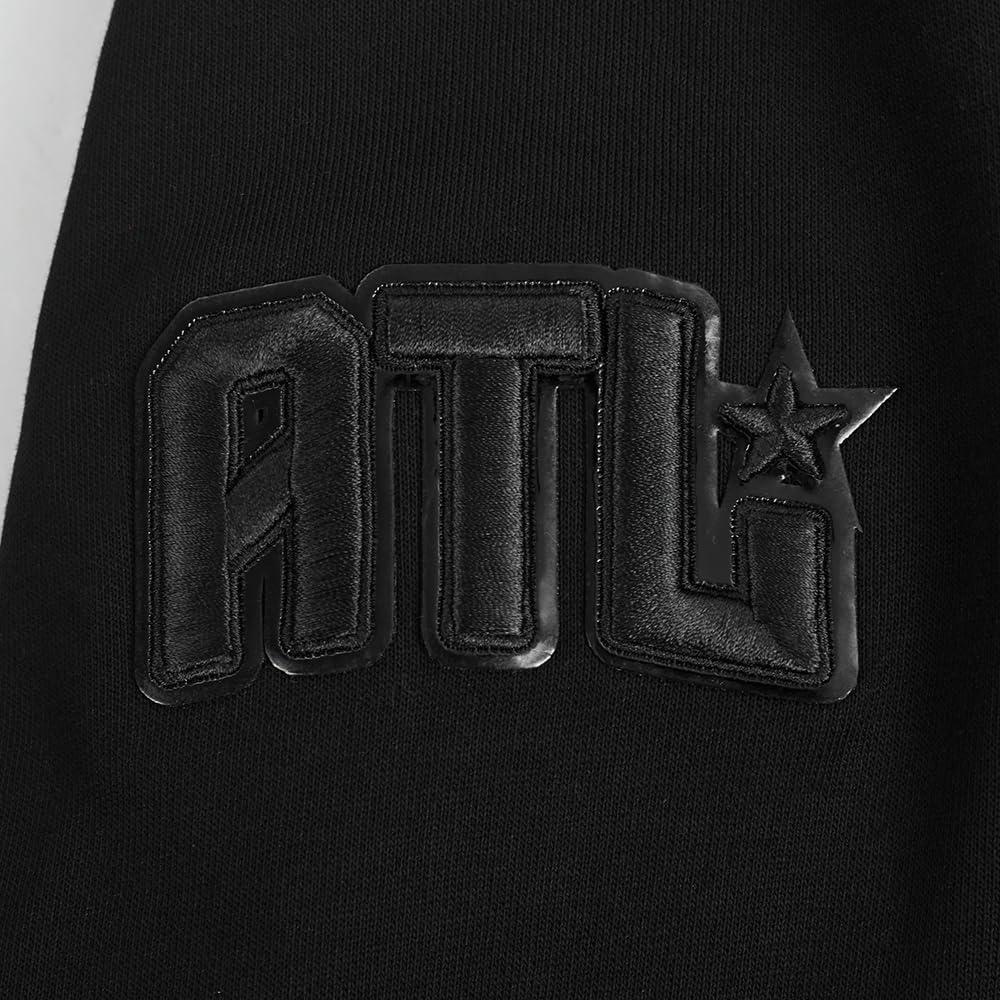 imagePro Standard Womens WNBA Classic Triple Black Cropped Pullover HoodieBlack