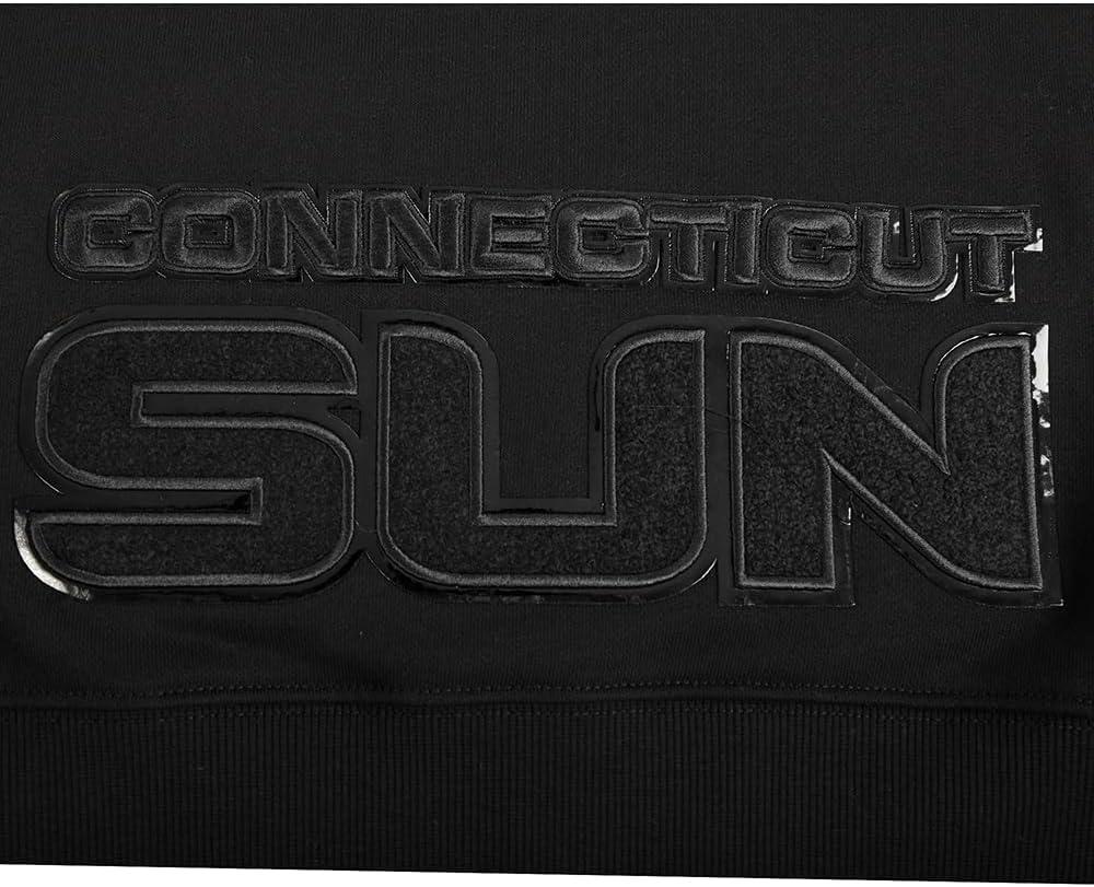 imagePro Standard Womens WNBA Classic Triple Black Cropped Pullover HoodieBlack