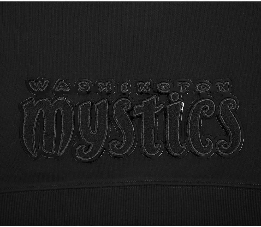 imagePro Standard Womens WNBA Classic Triple Black Cropped Pullover HoodieBlack