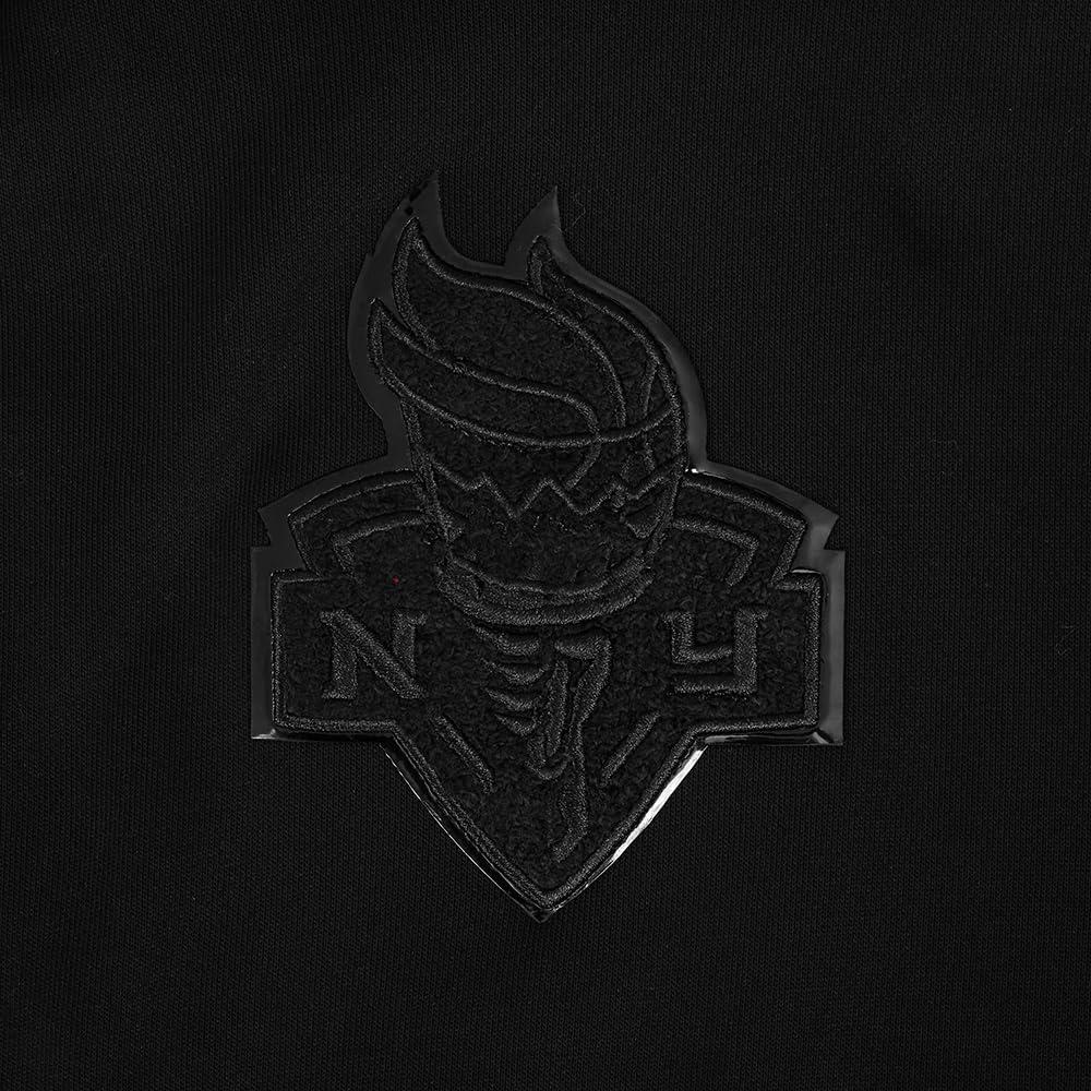 imagePro Standard Womens WNBA Classic Triple Black Cropped Pullover HoodieBlack