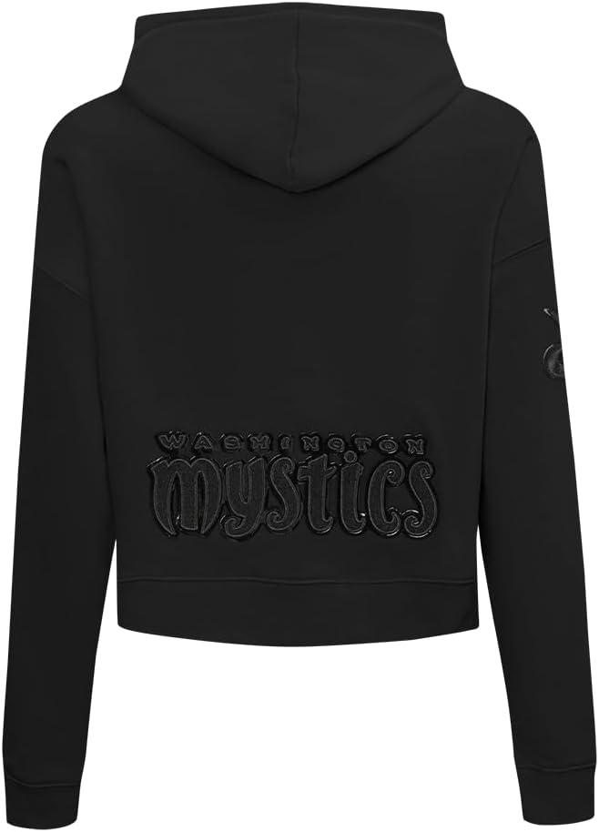 imagePro Standard Womens WNBA Classic Triple Black Cropped Pullover HoodieBlack