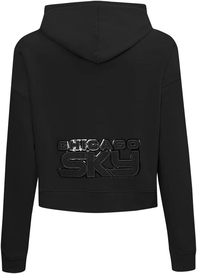 imagePro Standard Womens WNBA Classic Triple Black Cropped Pullover HoodieBlack