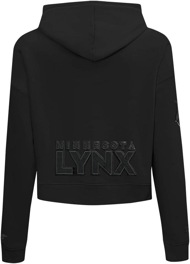 imagePro Standard Womens WNBA Classic Triple Black Cropped Pullover HoodieBlack