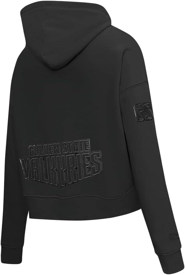 imagePro Standard Womens WNBA Classic Triple Black Cropped Pullover HoodieBlack