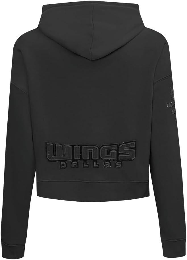 imagePro Standard Womens WNBA Classic Triple Black Cropped Pullover HoodieBlack