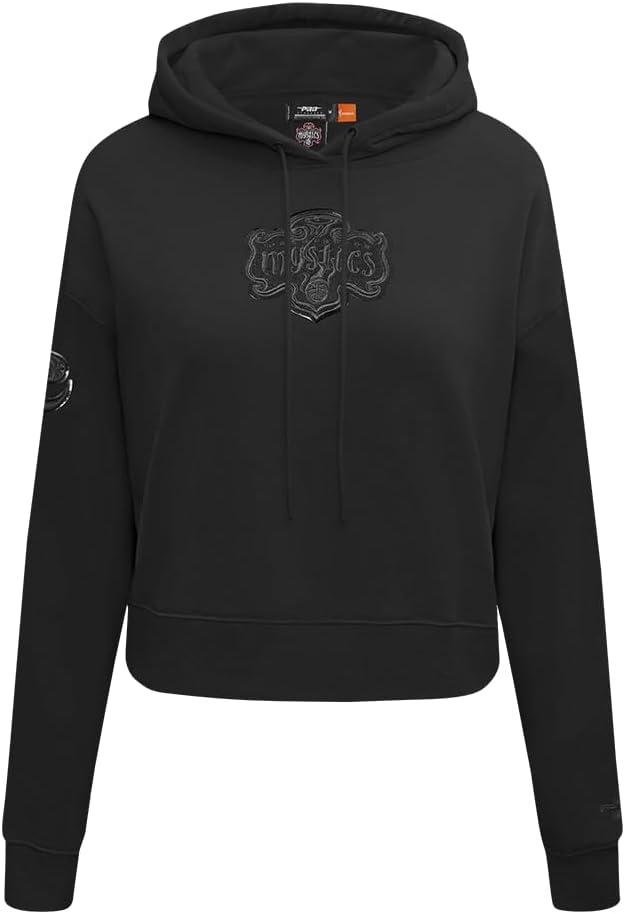 imagePro Standard Womens WNBA Classic Triple Black Cropped Pullover HoodieBlack