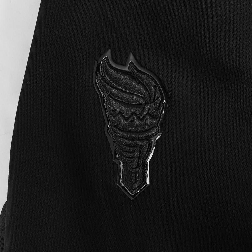 imagePro Standard Womens WNBA Classic Triple Black Cropped Pullover HoodieBlack