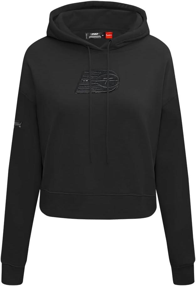 imagePro Standard Womens WNBA Classic Triple Black Cropped Pullover HoodieBlack