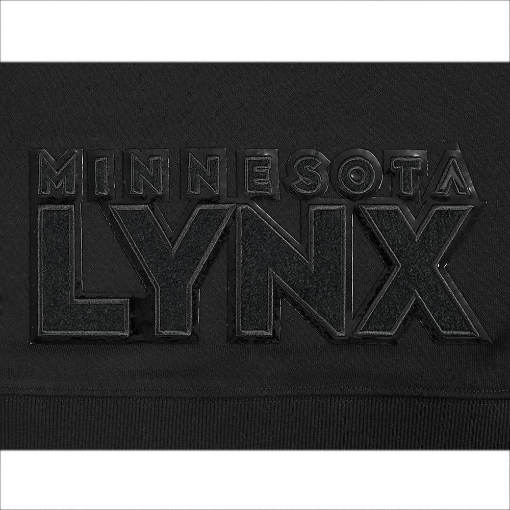 imagePro Standard Womens WNBA Classic Triple Black Cropped Pullover HoodieBlack