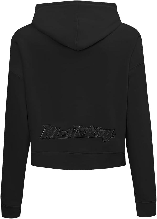 imagePro Standard Womens WNBA Classic Triple Black Cropped Pullover HoodieBlack
