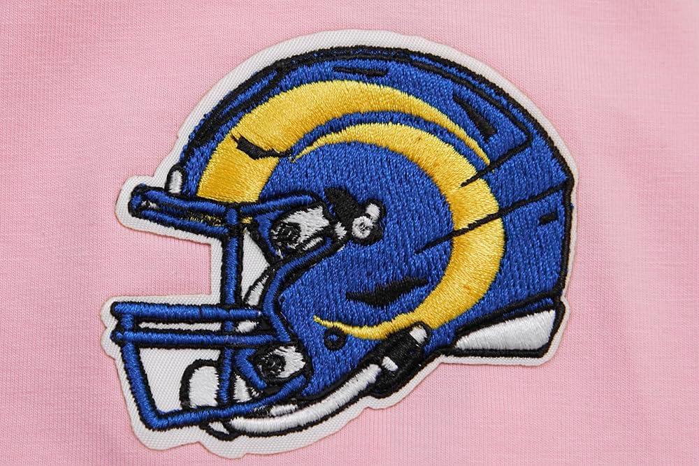 imageWomens NFL Classic Chenille Cotton Single Jersey Short Sleeve Boxy TeePink