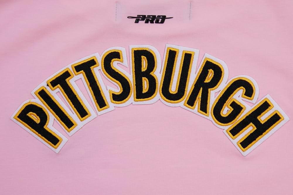 imageWomens NFL Classic Chenille Cotton Single Jersey Short Sleeve Boxy TeePink
