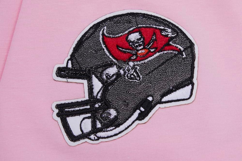 imageWomens NFL Classic Chenille Cotton Single Jersey Short Sleeve Boxy TeePink