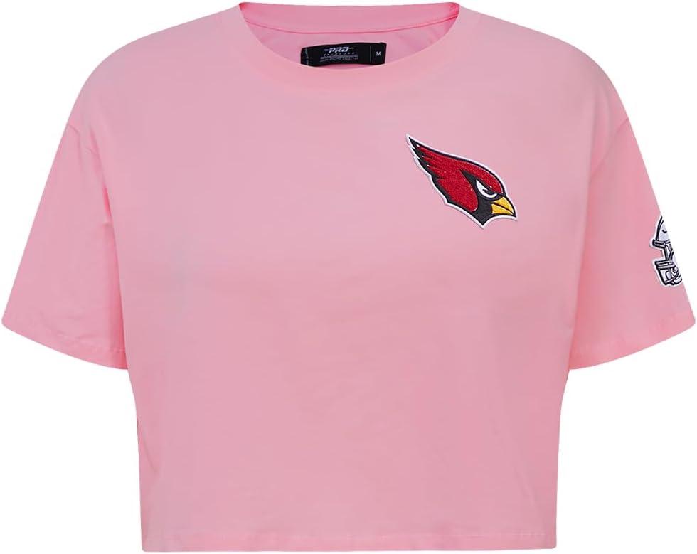 imageWomens NFL Classic Chenille Cotton Single Jersey Short Sleeve Boxy TeePink