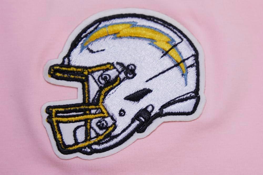 imageWomens NFL Classic Chenille Cotton Single Jersey Short Sleeve Boxy TeePink