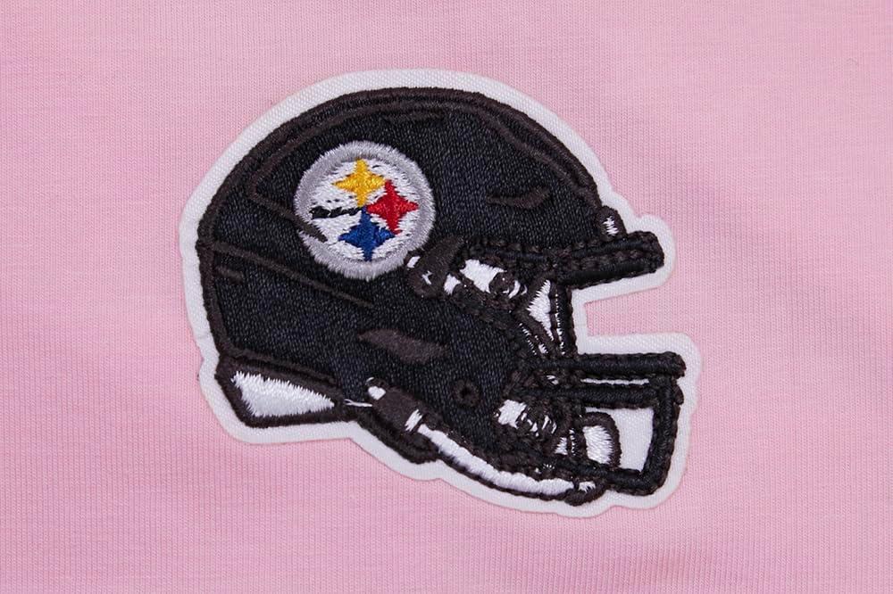 imageWomens NFL Classic Chenille Cotton Single Jersey Short Sleeve Boxy TeePink