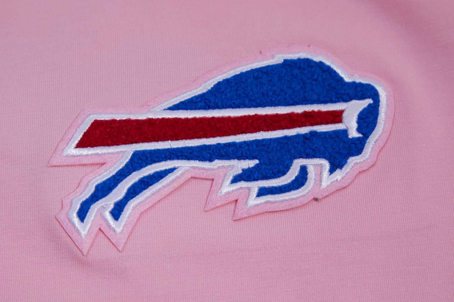 imageWomens NFL Classic Chenille Cotton Single Jersey Short Sleeve Boxy TeePink