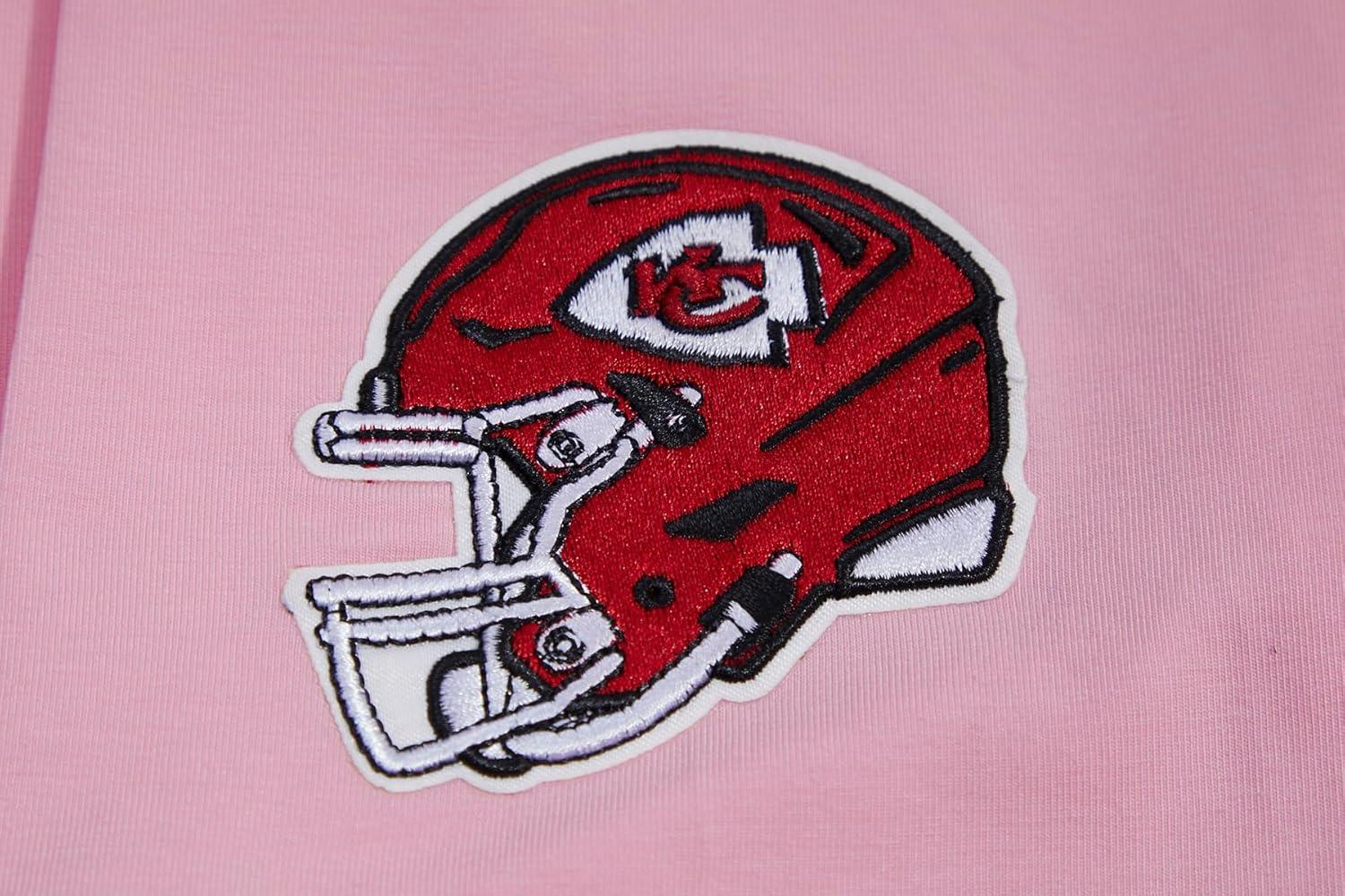 imageWomens NFL Classic Chenille Cotton Single Jersey Short Sleeve Boxy TeePink