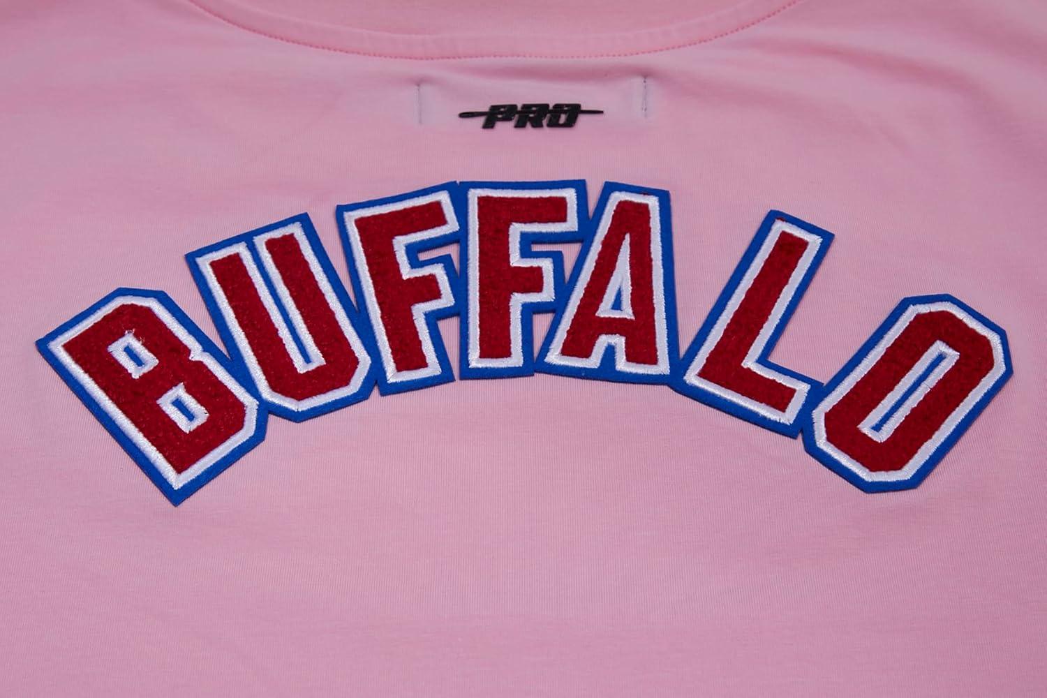 imageWomens NFL Classic Chenille Cotton Single Jersey Short Sleeve Boxy TeePink