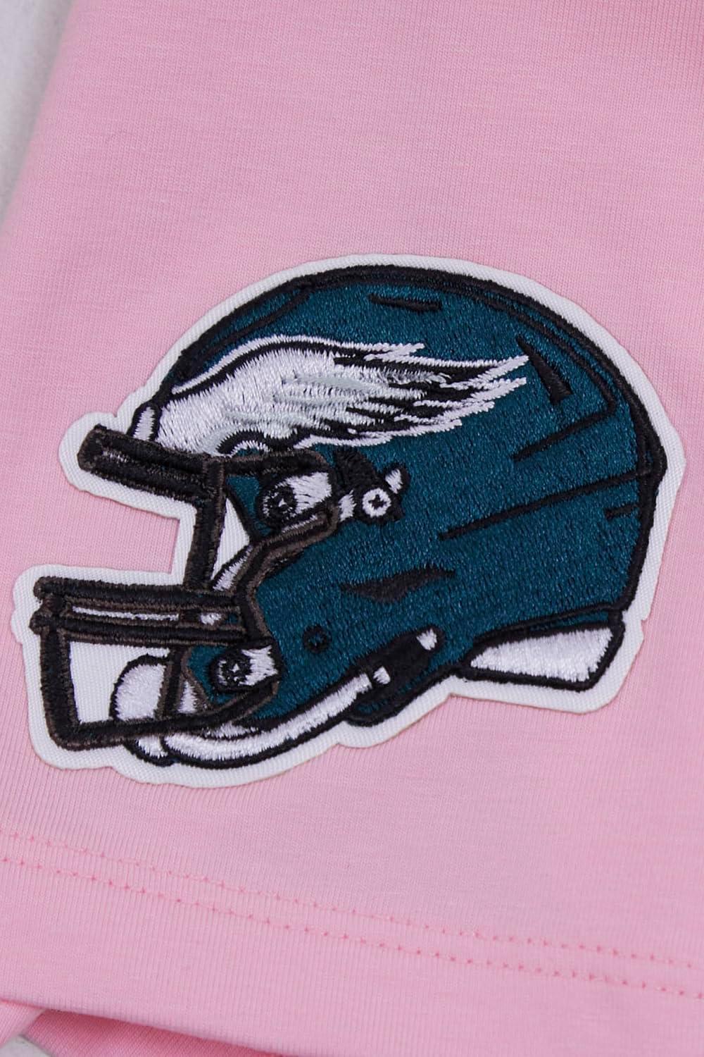imageWomens NFL Classic Chenille Cotton Single Jersey Short Sleeve Boxy TeePink