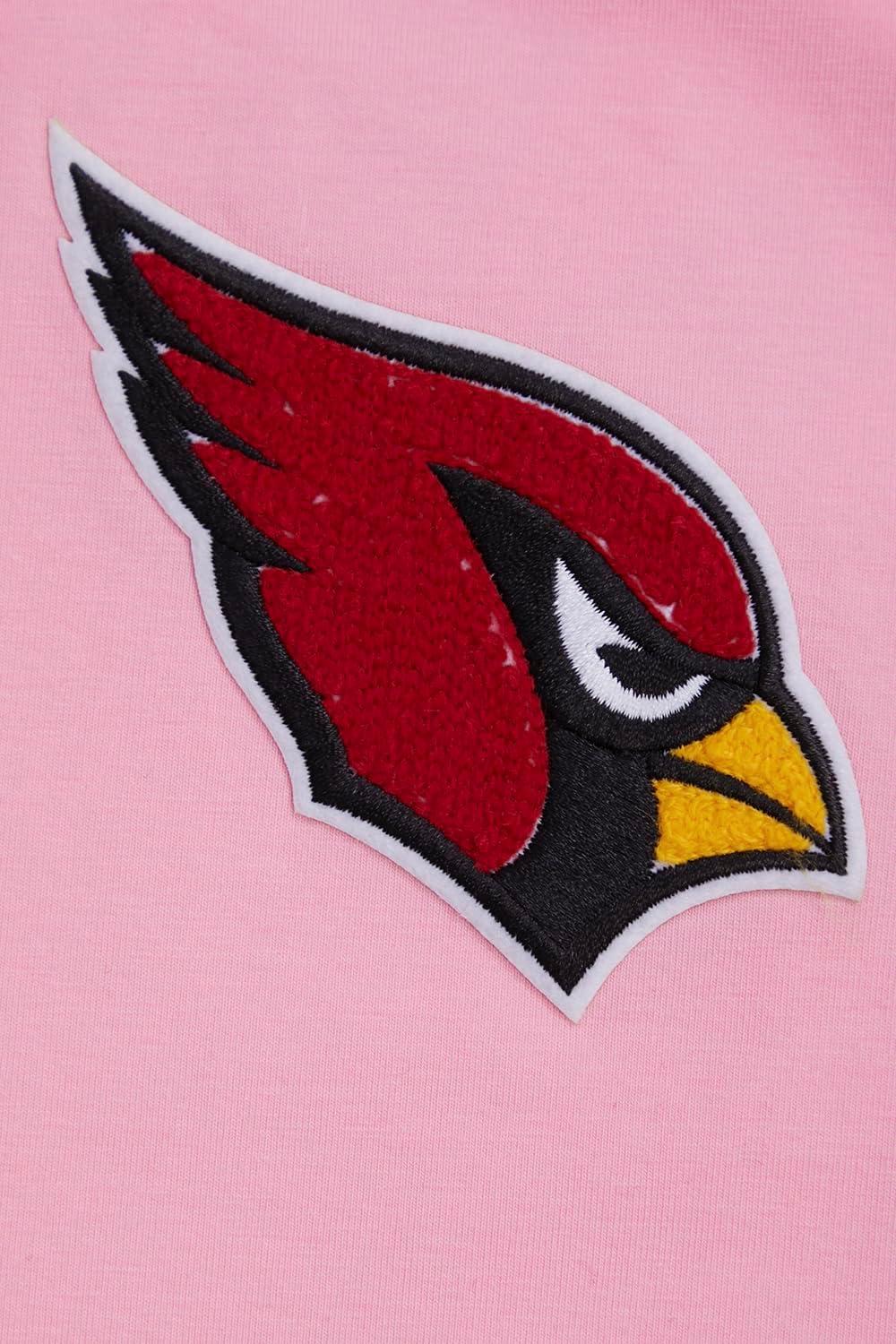 imageWomens NFL Classic Chenille Cotton Single Jersey Short Sleeve Boxy TeePink