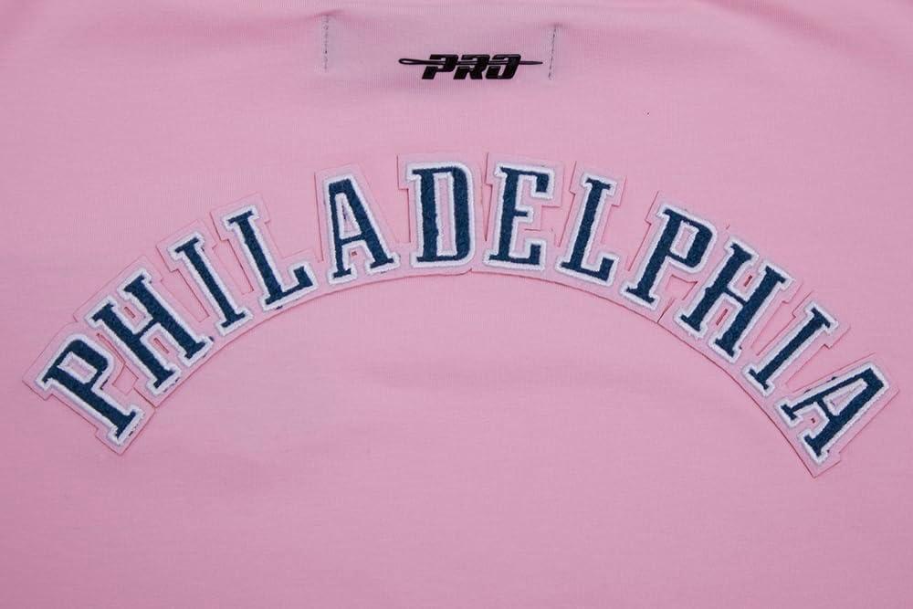 imageWomens NFL Classic Chenille Cotton Single Jersey Short Sleeve Boxy TeePink