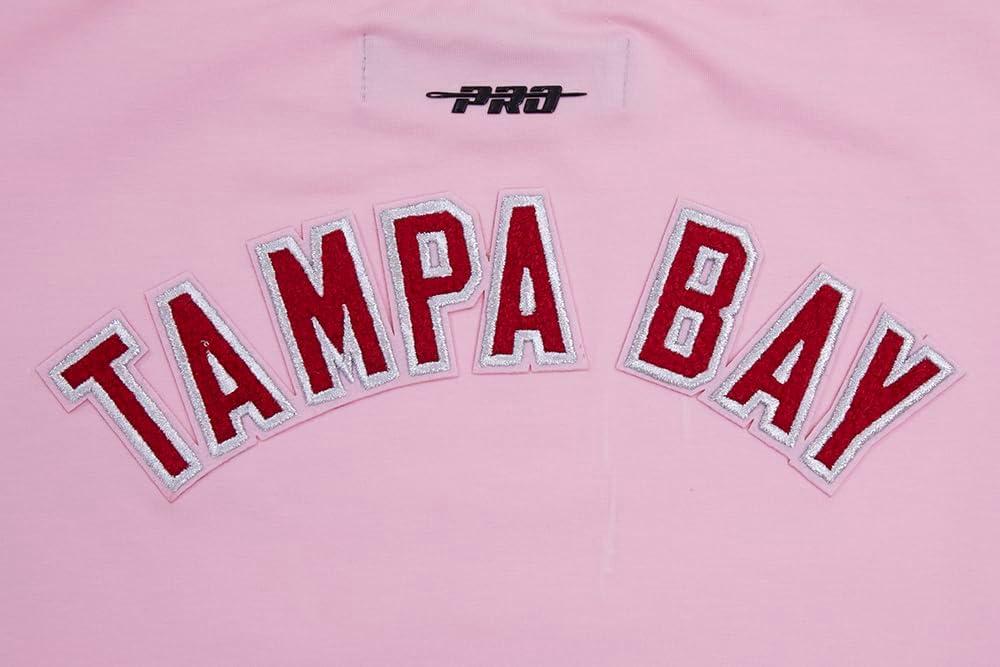 imageWomens NFL Classic Chenille Cotton Single Jersey Short Sleeve Boxy TeePink