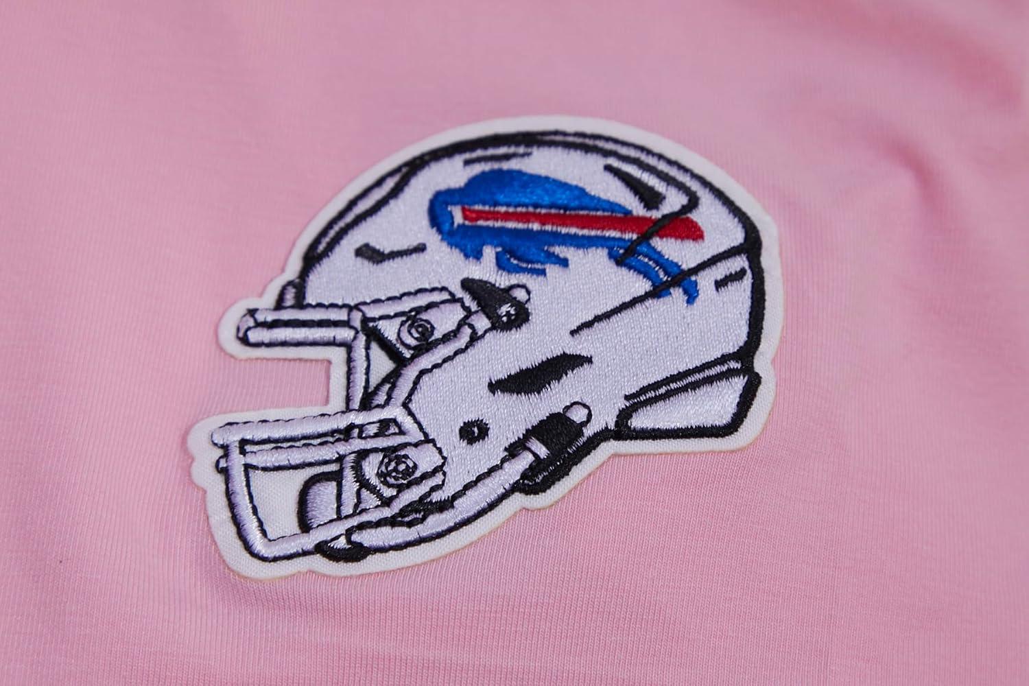 imageWomens NFL Classic Chenille Cotton Single Jersey Short Sleeve Boxy TeePink