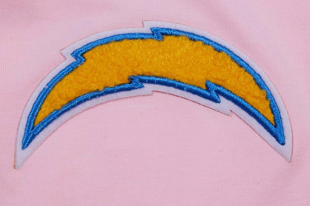 imageWomens NFL Classic Chenille Cotton Single Jersey Short Sleeve Boxy TeePink