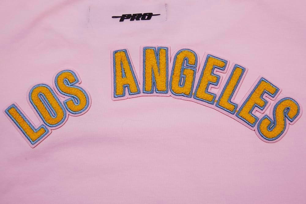 imageWomens NFL Classic Chenille Cotton Single Jersey Short Sleeve Boxy TeePink