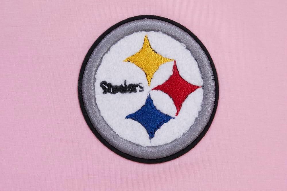 imageWomens NFL Classic Chenille Cotton Single Jersey Short Sleeve Boxy TeePink