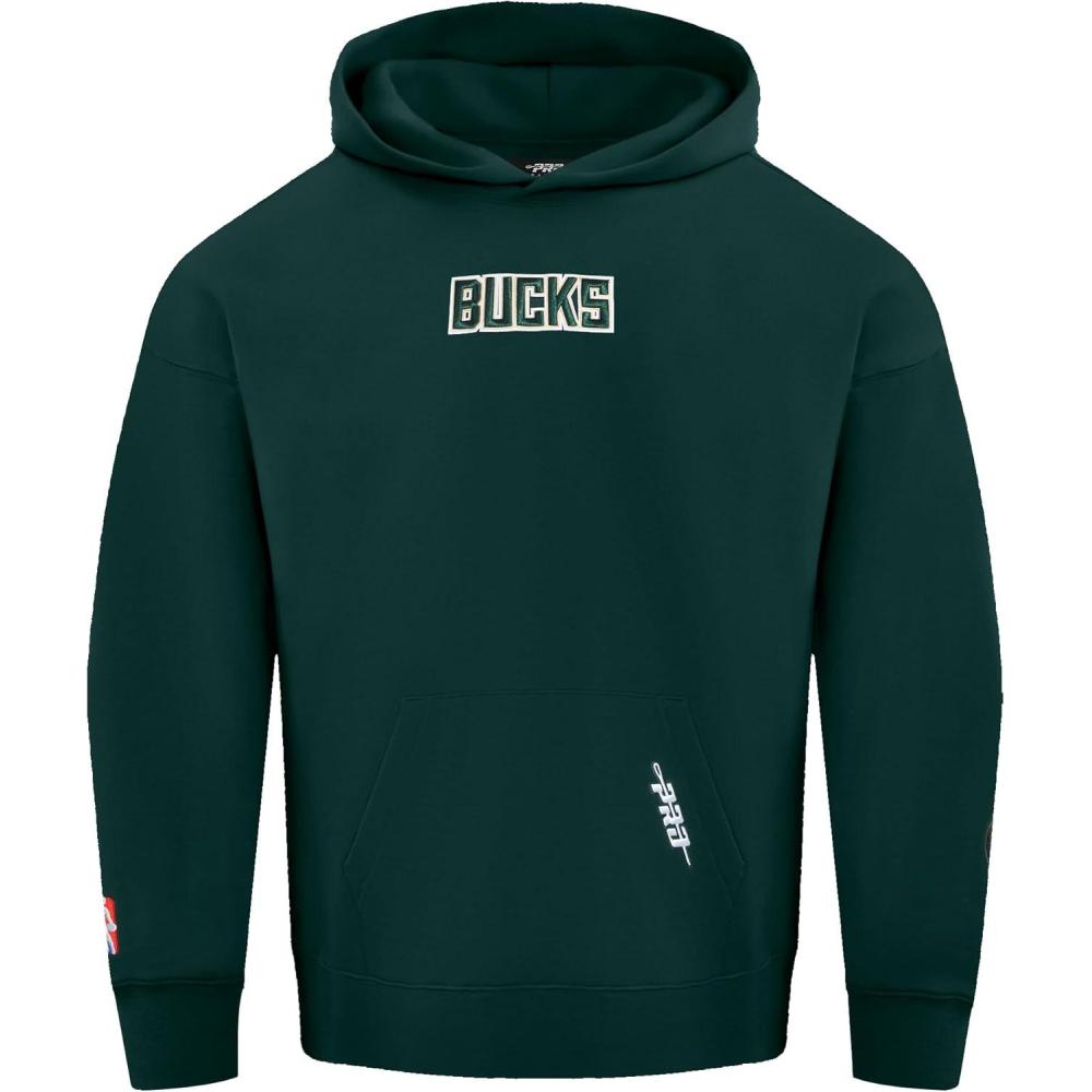 imagePro Standard Mens NBA Retro Classics Pull Over HoodieEggshell Black