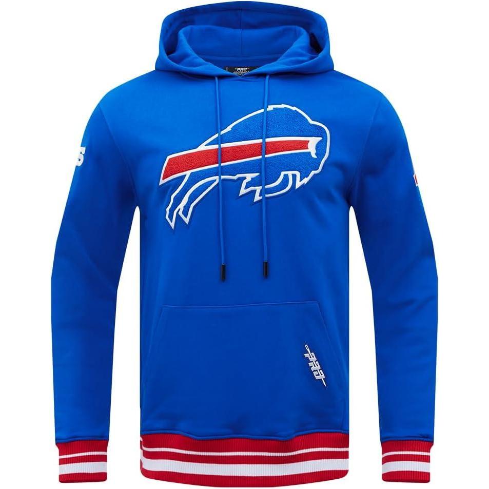 imagePro Standard Mens NFL Mash Up Brushed Back French Terry Pull Over HoodieBlue