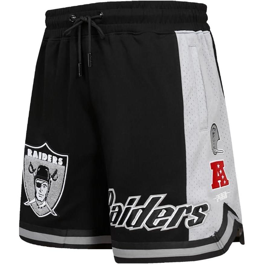 imagePro Standard Mens NFL Retro Classics Athletic ShortBlackGray