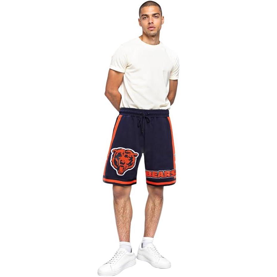 imagePro Standard Mens NFL Retro Classics Athletic ShortMidnight NavyOrangeMidnight Navy