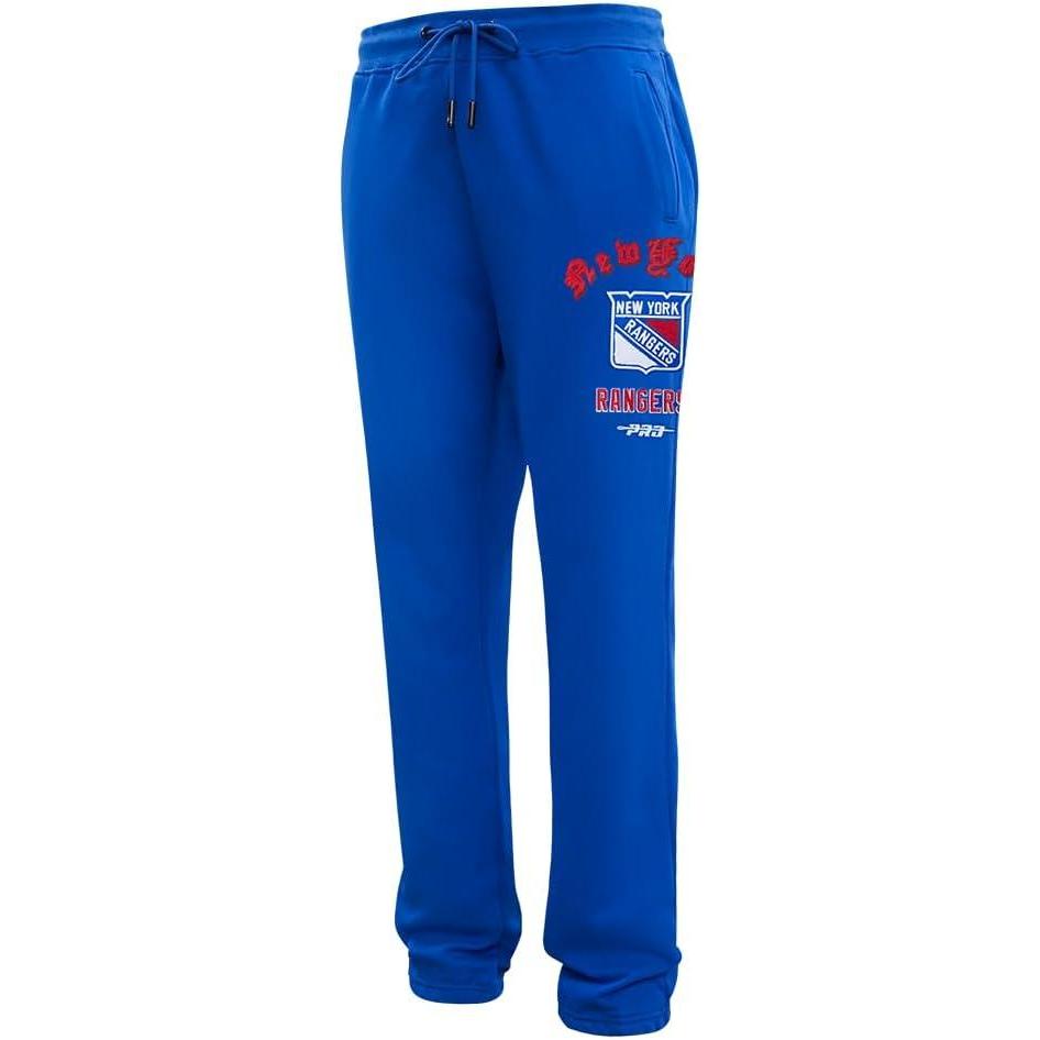 imagePro Standard Mens NHL Old English Rib SweatpantRoyal Blue