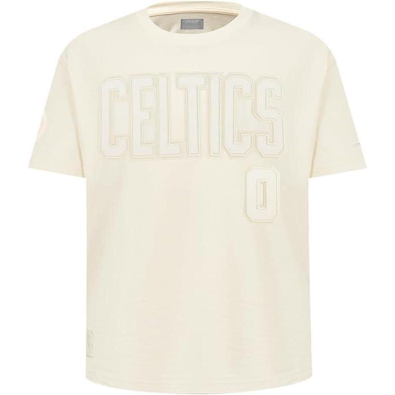 imagePro Standard NBA Boys Big Boys NBA Boston Celtics Neutrals Player Cotton Short Sleeve TeeEggshell