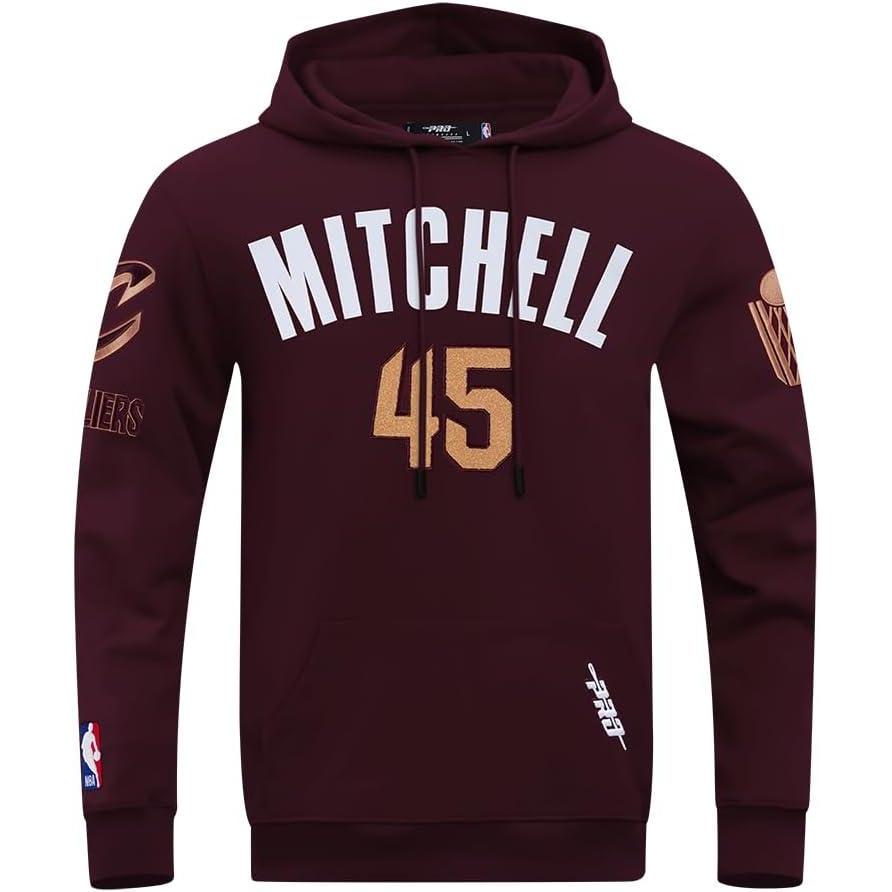 imagePro Standard NBA mens Mens Nba Cleveland Cavaliers Classic Player Cotton Double Knit Pull Over HoodieTeam Color