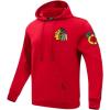 Pro Standard Mens NHL Classic Chenille Pull Over Hoodie(Red)