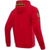 Pro Standard Mens NHL Classic Chenille Pull Over Hoodie(Red)