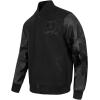 Pro Standard Mens NHL Classic Triple Black Varsity Jacket(Triple Black)