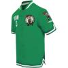 Pro Standard NBA Mens Mens NBA Boston Celtics Classic Player Cotton Double Knit Button Down(Kelly Green)