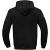 Pro Standard NBA mens Mens Nba Classic Triple Black Cotton Double Knit Full Zip Hoodie(Triple Black)