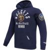 Pro Standard NBA mens Mens Nba Modern Originals Brushed Back French Terry Pull Over Hoodie(Midnight Navy)