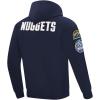 Pro Standard NBA mens Mens Nba Modern Originals Brushed Back French Terry Pull Over Hoodie(Midnight Navy)