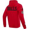 Pro Standard NBA mens Mens Nba Modern Originals Brushed Back French Terry Pull Over Hoodie(Red)