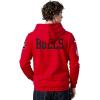 Pro Standard NBA mens Mens Nba Modern Originals Brushed Back French Terry Pull Over Hoodie(Red)