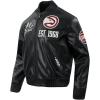 Pro Standard NBA mens Mens Nba Modern Originals Leather Jacket(Jet Black)